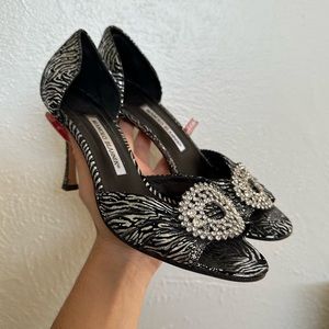 Manolo Blahnik Sz 7.5-8 38.5 Heels Shoes